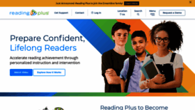 What Readingplus.com website looked like in 2022 (2 years ago)