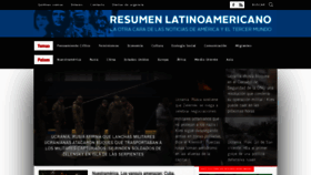 What Resumenlatinoamericano.org website looked like in 2022 (2 years ago)