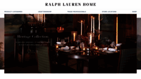What Ralphlaurenhome.com website looked like in 2022 (2 years ago)