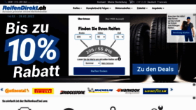 What Reifendirekt.ch website looked like in 2022 (3 years ago)