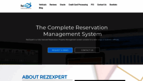 What Rezexpert.com website looked like in 2022 (2 years ago)