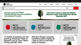 What Roymorgan.com website looked like in 2022 (2 years ago)