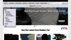 What Rubbercal.com website looked like in 2022 (2 years ago)