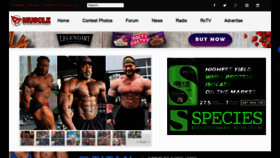 What Rxmuscle.com website looked like in 2022 (2 years ago)