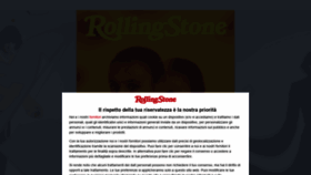 What Rollingstone.it website looked like in 2022 (2 years ago)