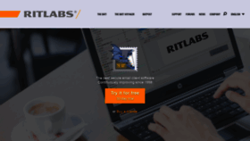 What Ritlabs.com website looked like in 2022 (2 years ago)