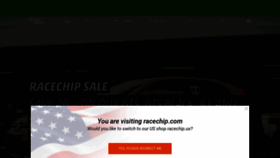 What Racechip.com website looked like in 2022 (2 years ago)