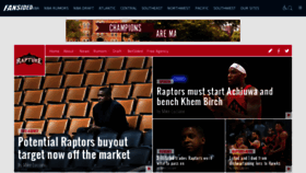 What Raptorsrapture.com website looked like in 2022 (2 years ago)