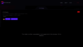 What Refereum.com website looked like in 2022 (2 years ago)