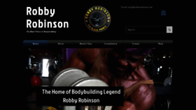 What Robbyrobinson.net website looked like in 2022 (2 years ago)