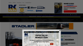 What Rynek-kolejowy.pl website looked like in 2022 (2 years ago)