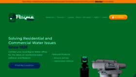What Raynewater.com website looked like in 2022 (2 years ago)