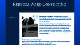 What Rebeccawardconsulting.com website looked like in 2022 (2 years ago)