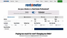 What Rentometer.com website looked like in 2022 (2 years ago)