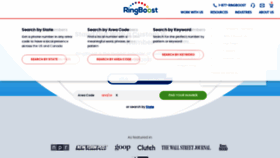 What Ringboost.com website looked like in 2022 (2 years ago)
