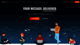 What Reachmail.net website looked like in 2022 (4 years ago)