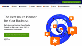 What Route4me.com website looked like in 2022 (2 years ago)