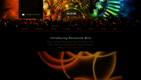 What Resolume.com website looked like in 2022 (2 years ago)
