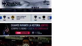 What Rayados.com website looked like in 2022 (2 years ago)