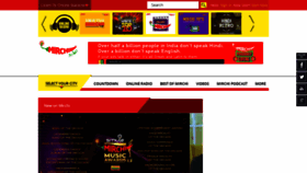 What Radiomirchi.com website looked like in 2022 (2 years ago)