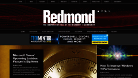 What Redmondmag.com website looked like in 2022 (2 years ago)
