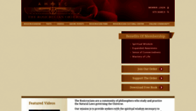 What Rosicrucian.org website looked like in 2022 (2 years ago)