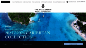 What Ritzcarltonyachtcollection.com website looked like in 2022 (2 years ago)