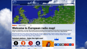 What Radiomap.eu website looked like in 2022 (2 years ago)