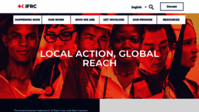 What Redcrossredcrescent.org website looked like in 2022 (2 years ago)