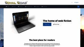 What Royalroad.com website looked like in 2022 (2 years ago)