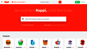 What Rappi.com.br website looked like in 2022 (2 years ago)