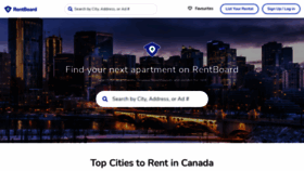 What Rentboard.ca website looked like in 2022 (2 years ago)