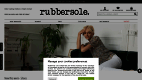 What Rubbersole.co.uk website looked like in 2022 (2 years ago)