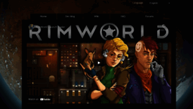 What Rimworldgame.com website looked like in 2022 (2 years ago)
