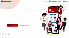 What Rencanamu.id website looked like in 2022 (2 years ago)