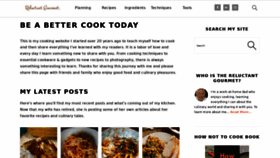 What Reluctantgourmet.com website looked like in 2022 (2 years ago)