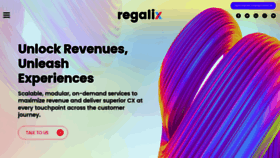 What Regalix.com website looked like in 2022 (2 years ago)