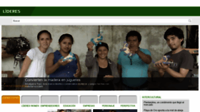 What Revistalideres.ec website looked like in 2022 (2 years ago)