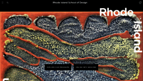 What Risd.edu website looked like in 2022 (2 years ago)