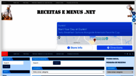 What Receitasemenus.net website looked like in 2022 (2 years ago)
