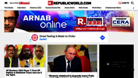What Republicworld.com website looked like in 2022 (2 years ago)