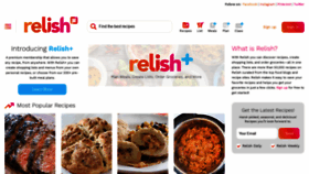 What Relish.com website looked like in 2022 (2 years ago)