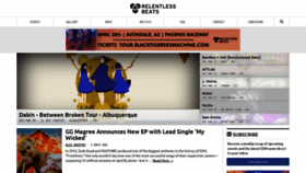 What Relentlessbeats.com website looked like in 2022 (2 years ago)