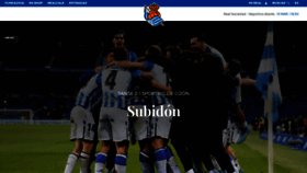 What Realsociedad.eus website looked like in 2022 (2 years ago)