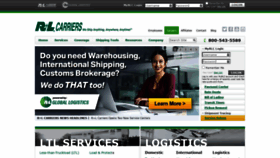 What Rlcarriers.com website looked like in 2022 (2 years ago)
