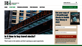 What Riskhedge.com website looked like in 2022 (3 years ago)