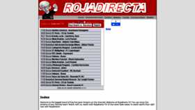 What Rojdirecta.eu website looked like in 2022 (2 years ago)