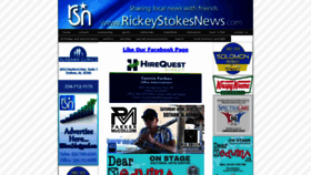 What Rickeystokesnews.com website looked like in 2022 (2 years ago)