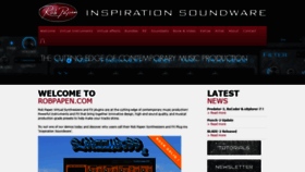 What Robpapen.com website looked like in 2022 (2 years ago)