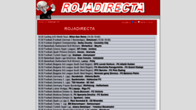 What Rojadirecta.asia website looked like in 2022 (2 years ago)